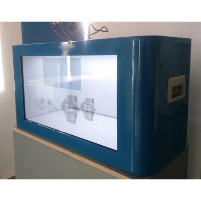 透明液晶屏展示柜，深圳透明液晶屏廠家，全息透明屏價格